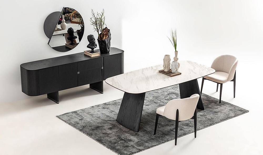 Penora Yemek Odası - Antrasit Yemek Odası