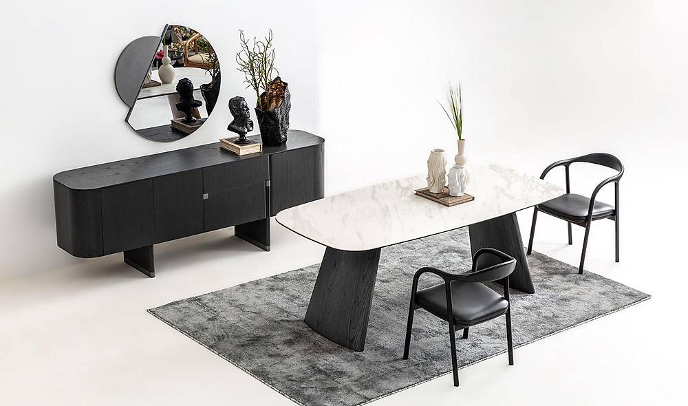 Penora Yemek Odası - Antrasit Yemek Odası