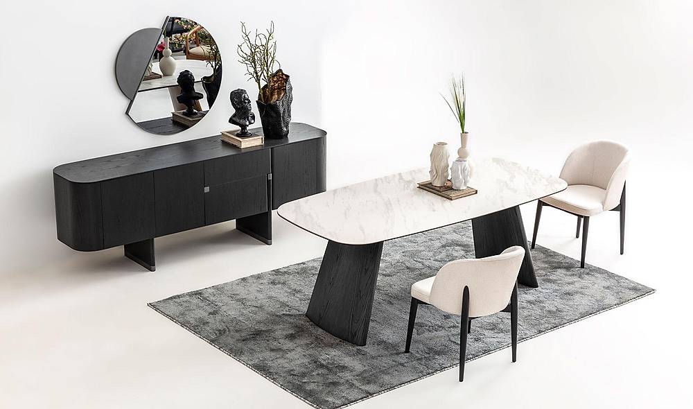 Penora Yemek Odası - Antrasit Yemek Odası