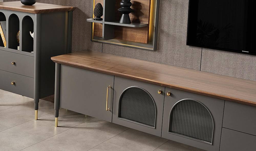 Farist Tv Ünitesi - Antrasit TV Ünitesi