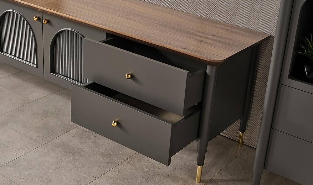 Farist Tv Ünitesi - Antrasit TV Ünitesi