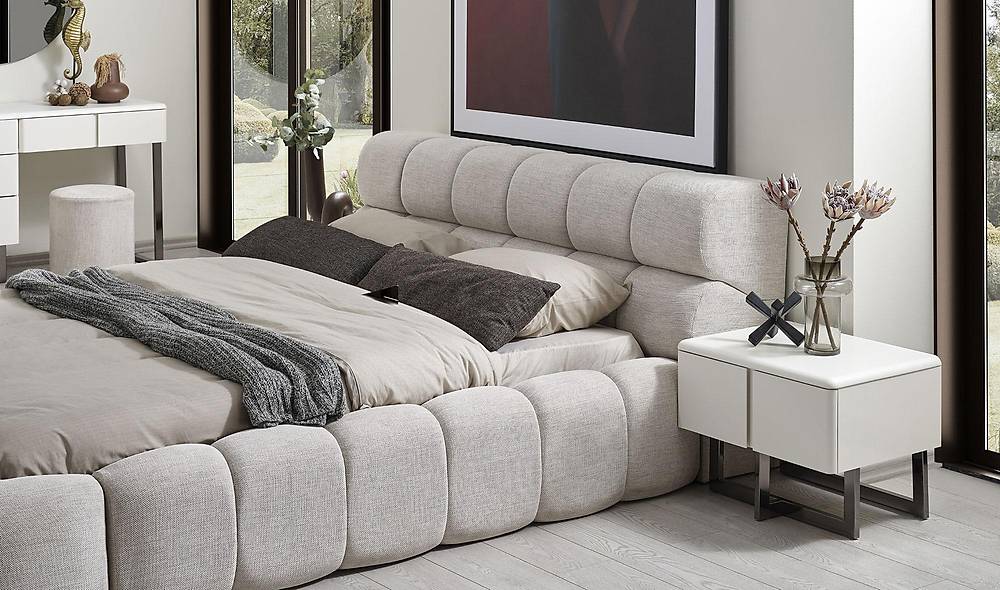 Noma Bazalı Karyola ve Başlık Yatak Baza Başlık