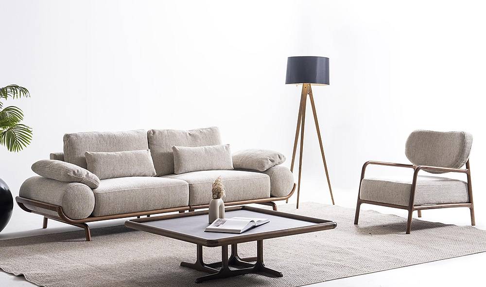 Almeda Koltuk Takımı - Gri Koltuk Takımı