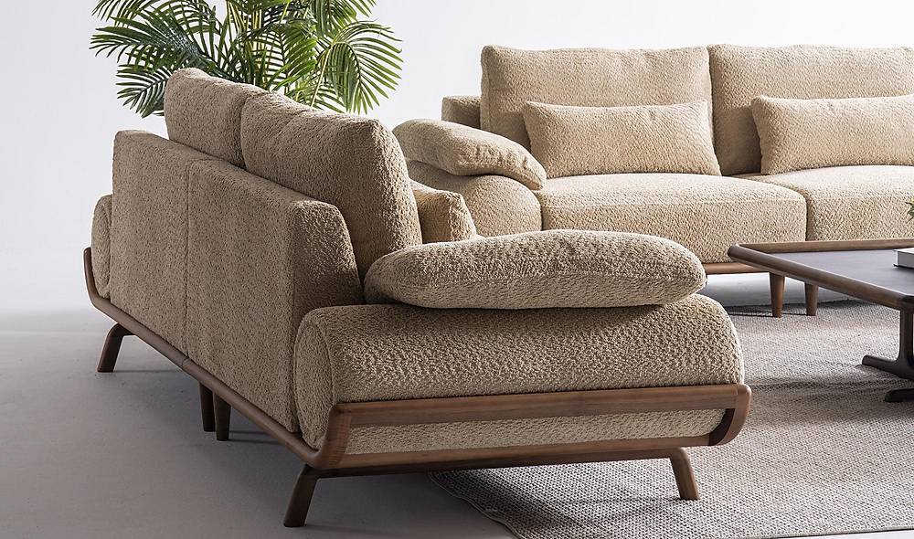 Almeda Koltuk Takımı - Bej Koltuk Takımı