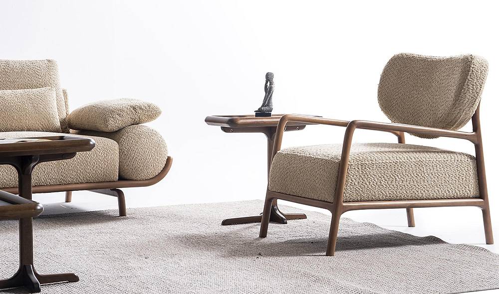 Almeda Koltuk Takımı - Bej Koltuk Takımı