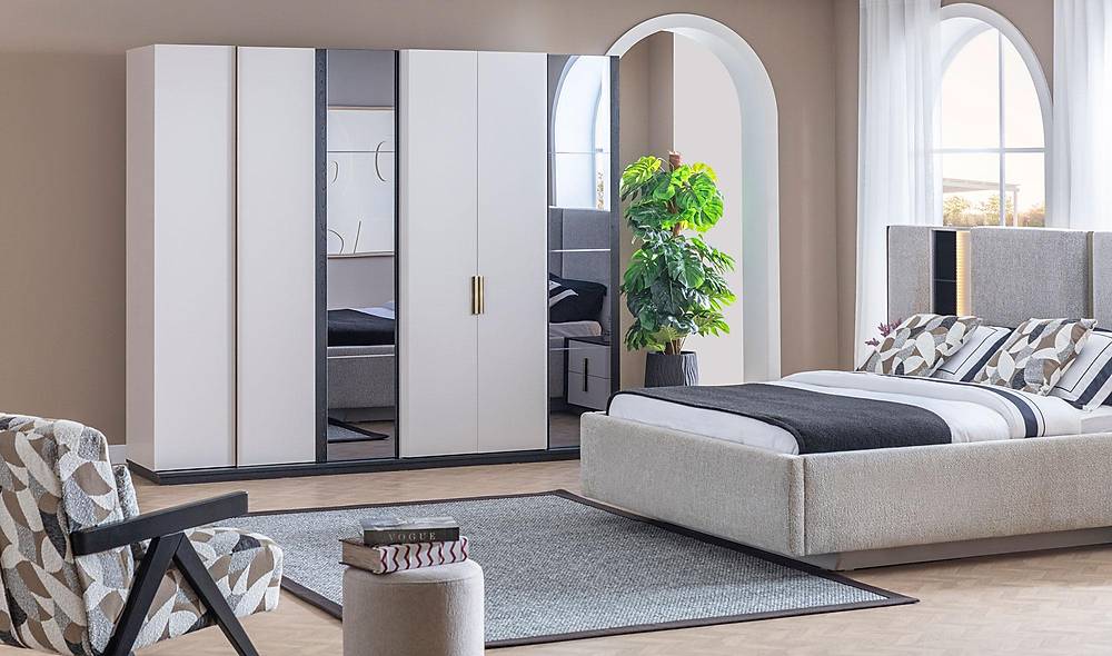 Münih Bazalı Yatak Odası Yatak Odası