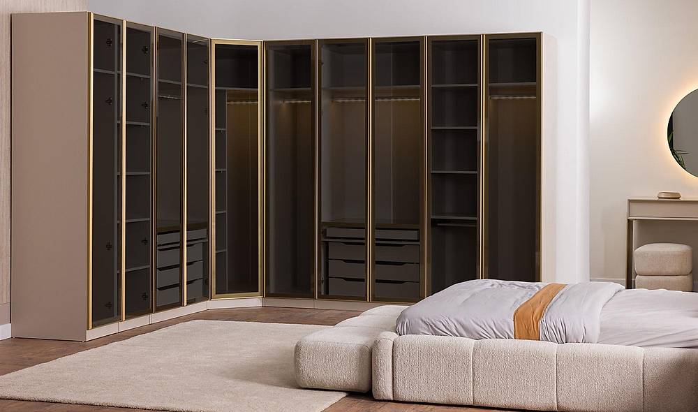 Bonny Köşe Gardrop Giyinme Odası