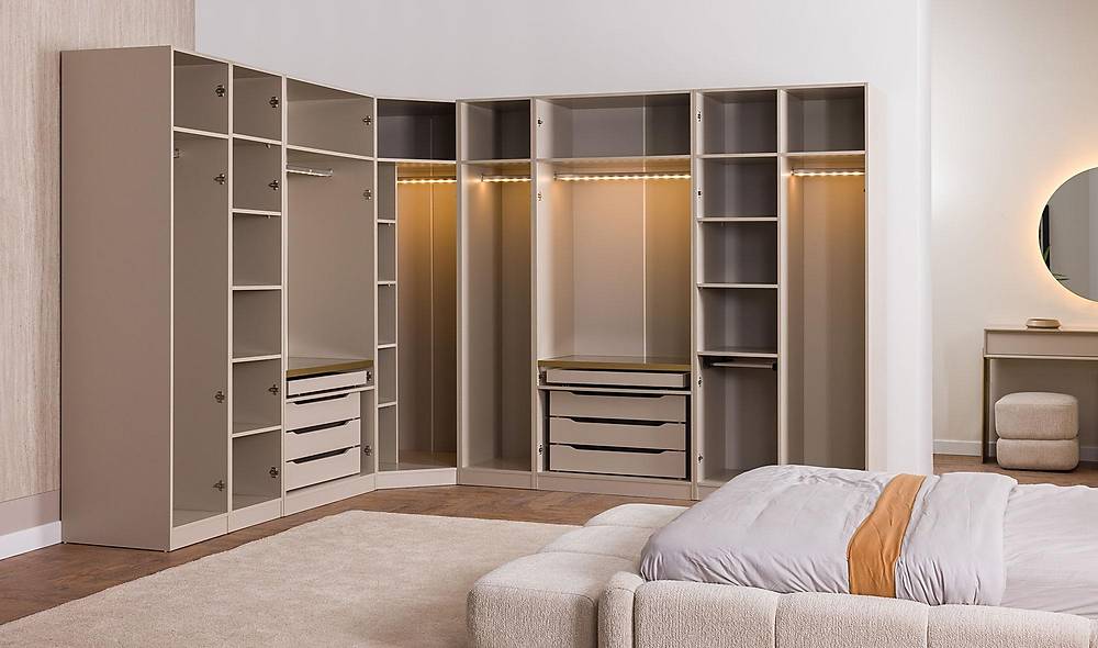 Bonny Köşe Gardrop Giyinme Odası