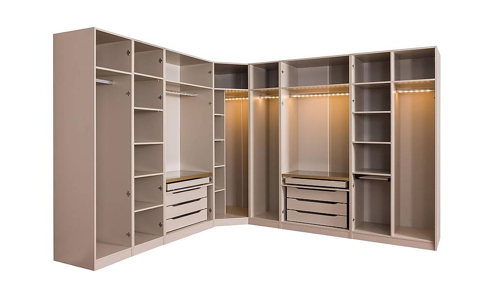 Bonny Köşe Gardrop Giyinme Odası