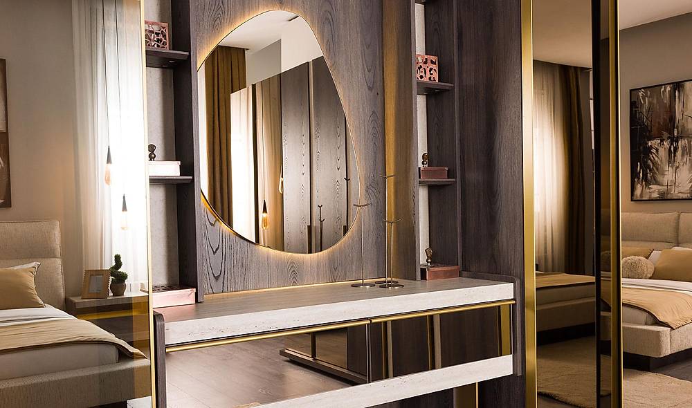 Zenit Yatak Odası - Köşe Dolaplı Giyinme Odası