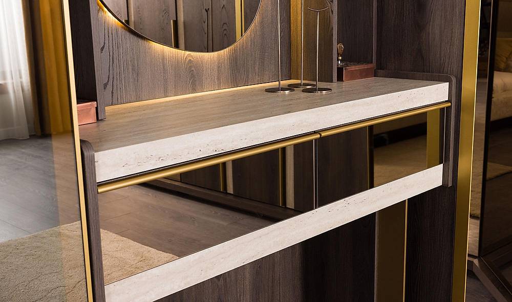 Zenit Köşe Gardrop Giyinme Odası