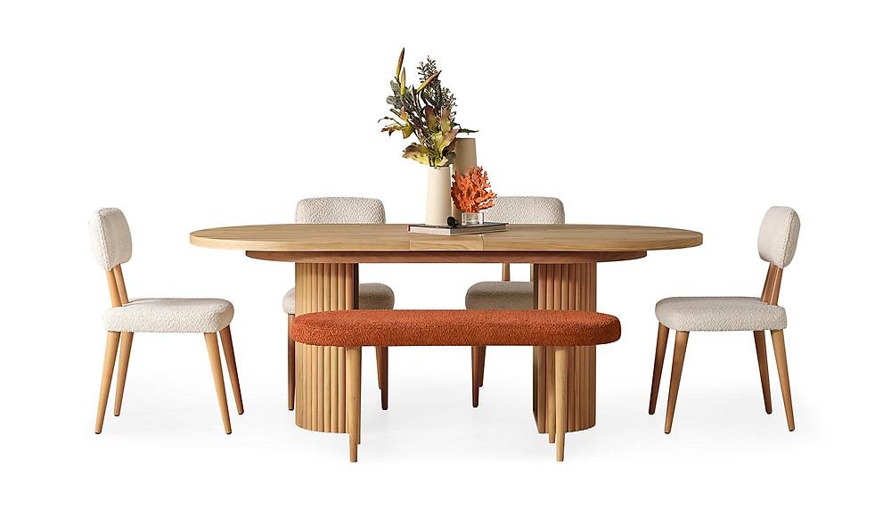 İskandinav Yemek Masası Takımı Yemek Masası Takımı