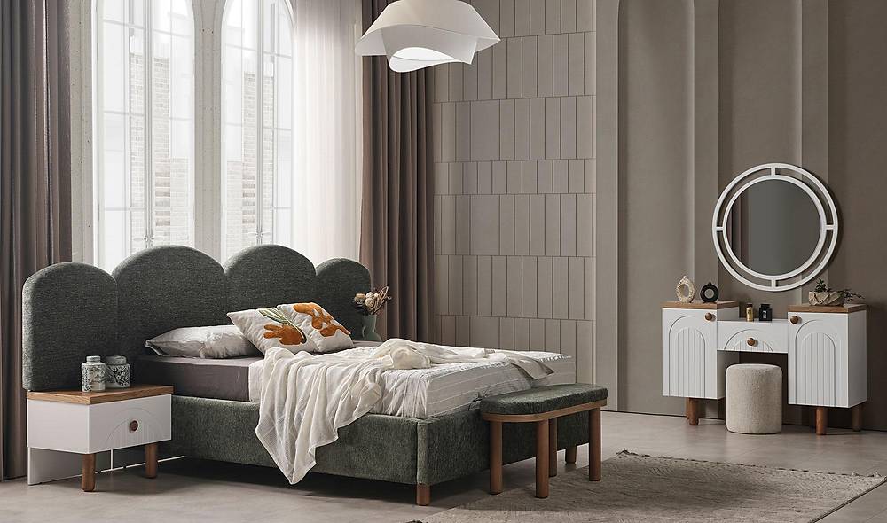 Mesinya Bazalı Yatak Odası Yatak Odası