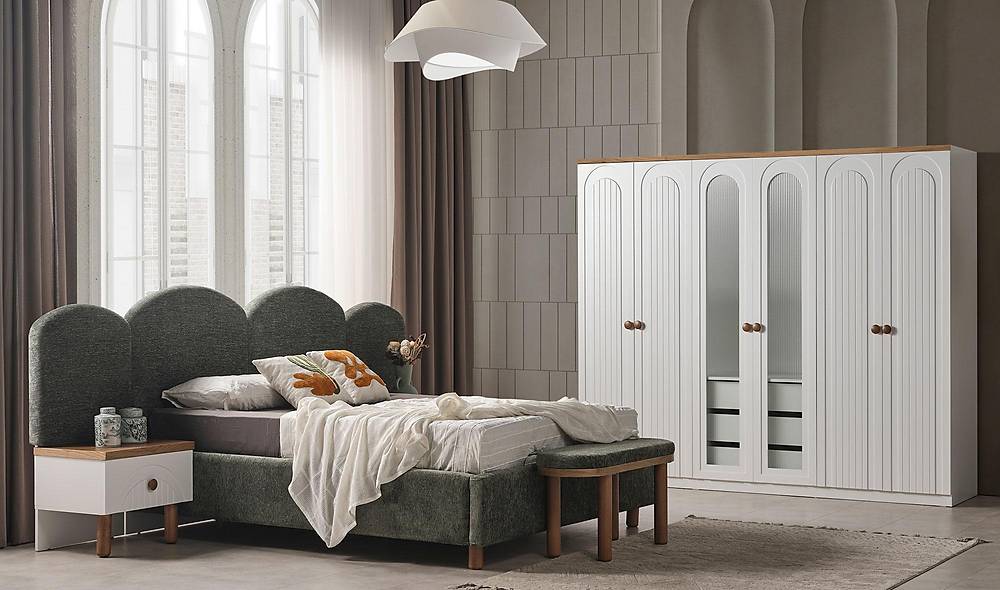 Mesinya Bazalı Yatak Odası Yatak Odası