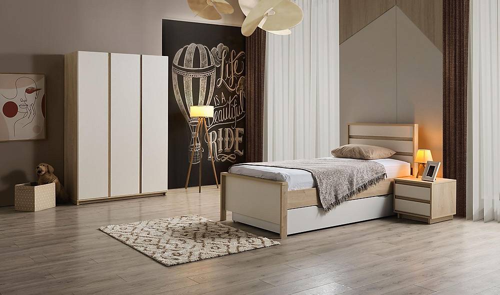 Dafne Genç Odası - 3 Kapılı Genç Odası