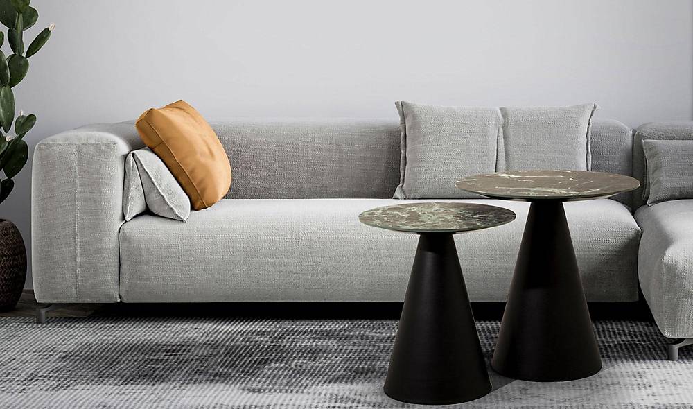 Mushroom İkili Zigon Sehpa Sehpa ve Aksesuar