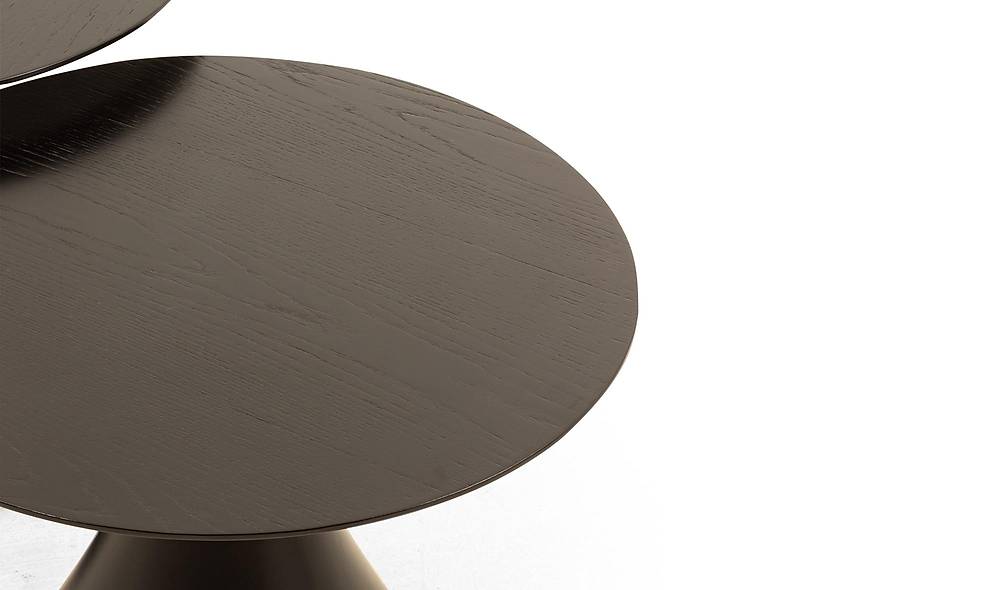 Solo İkili Zigon Sehpa - Siyah Sehpa ve Aksesuar