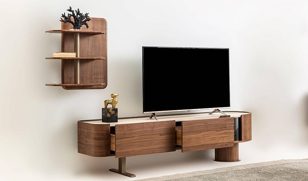 Messina Tv Ünitesi - Ceviz TV Ünitesi