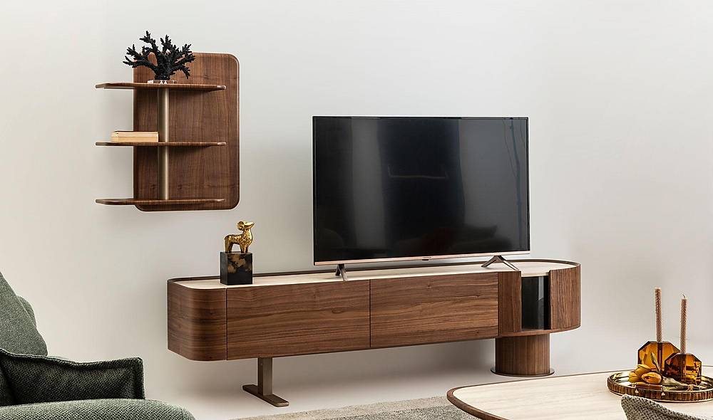 Messina Tv Ünitesi - Ceviz TV Ünitesi