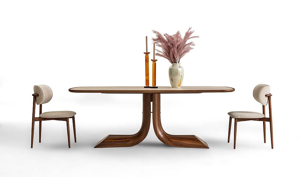 Messina Yemek Masası Takımı - Ceviz Yemek Masası Takımı