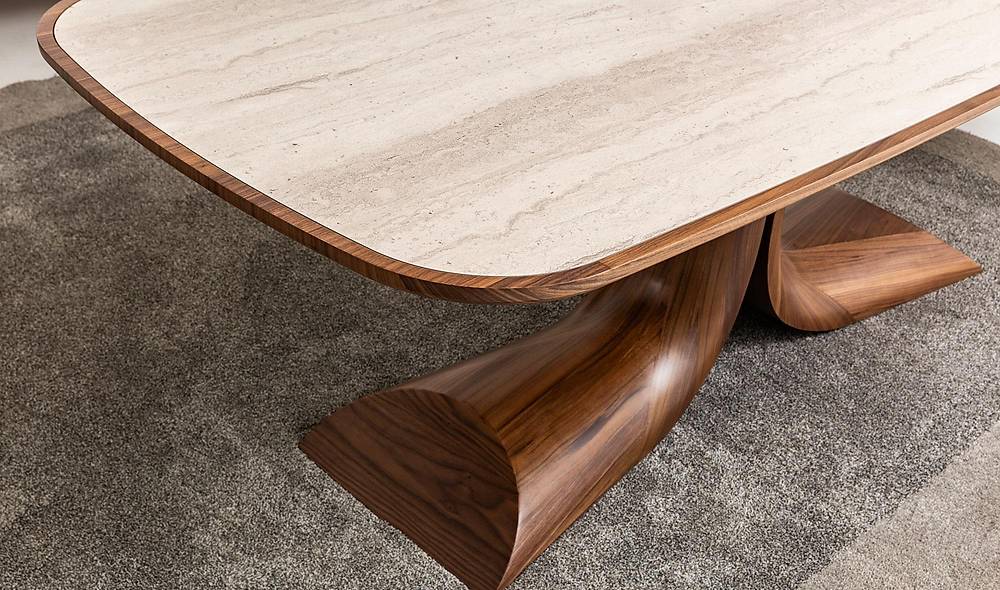 Messina Yemek Masası Takımı - Ceviz Yemek Masası Takımı