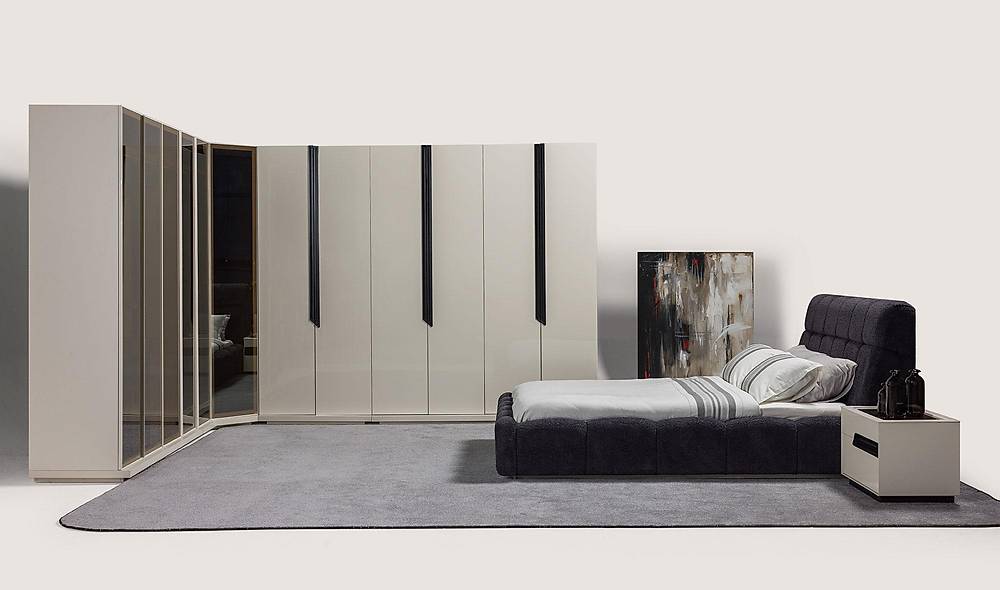 Pietra Yatak Odası - Köşe Dolaplı Giyinme Odası