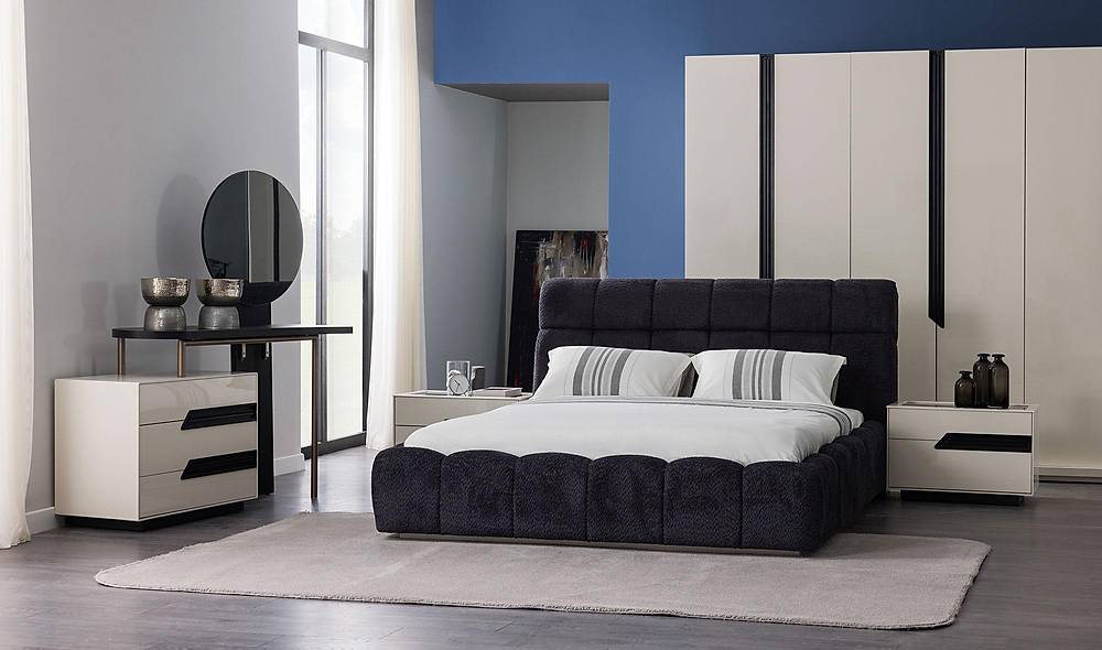 Pietra Yatak Odası - Köşe Dolaplı Giyinme Odası