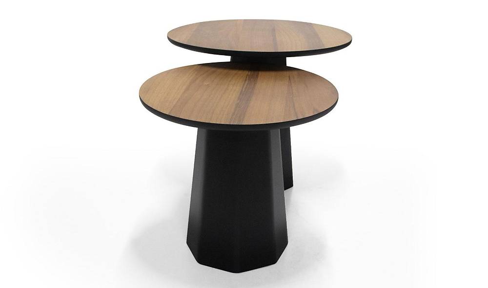 Argeş Orta Sehpa Seti - Siyah Sehpa ve Aksesuar