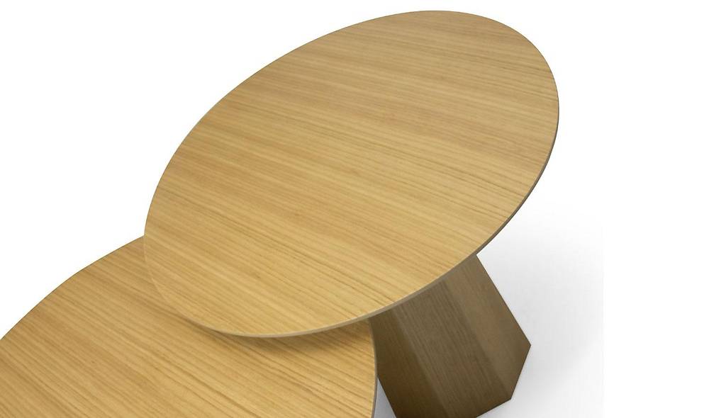 Argeş Orta Sehpa Seti - Meşe Sehpa ve Aksesuar