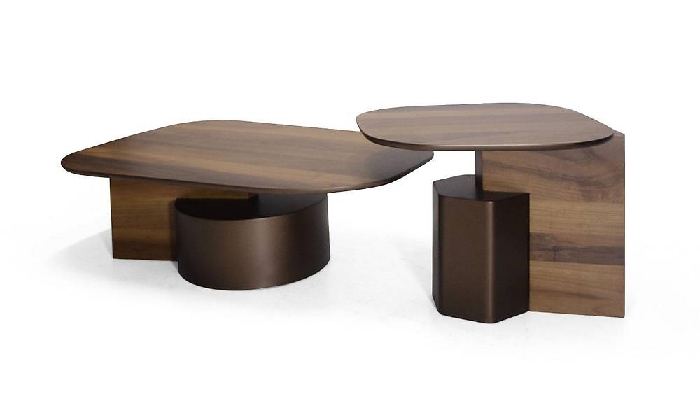 Carpet Orta Sehpa Seti - Ceviz Sehpa ve Aksesuar