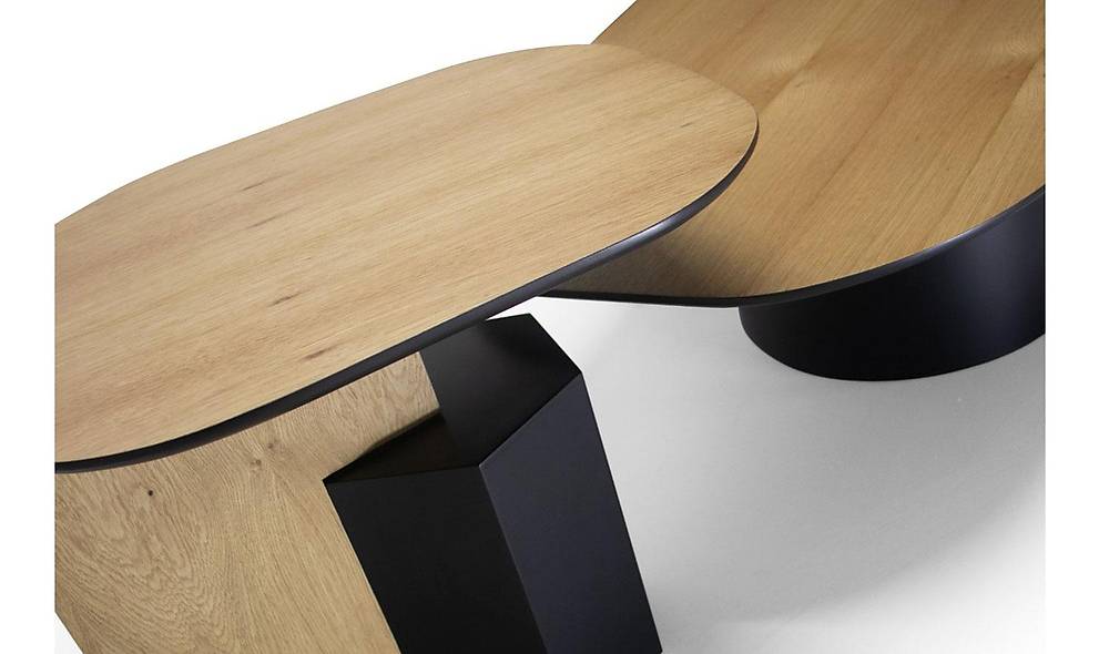 Carpet Orta Sehpa Seti - Meşe Sehpa ve Aksesuar