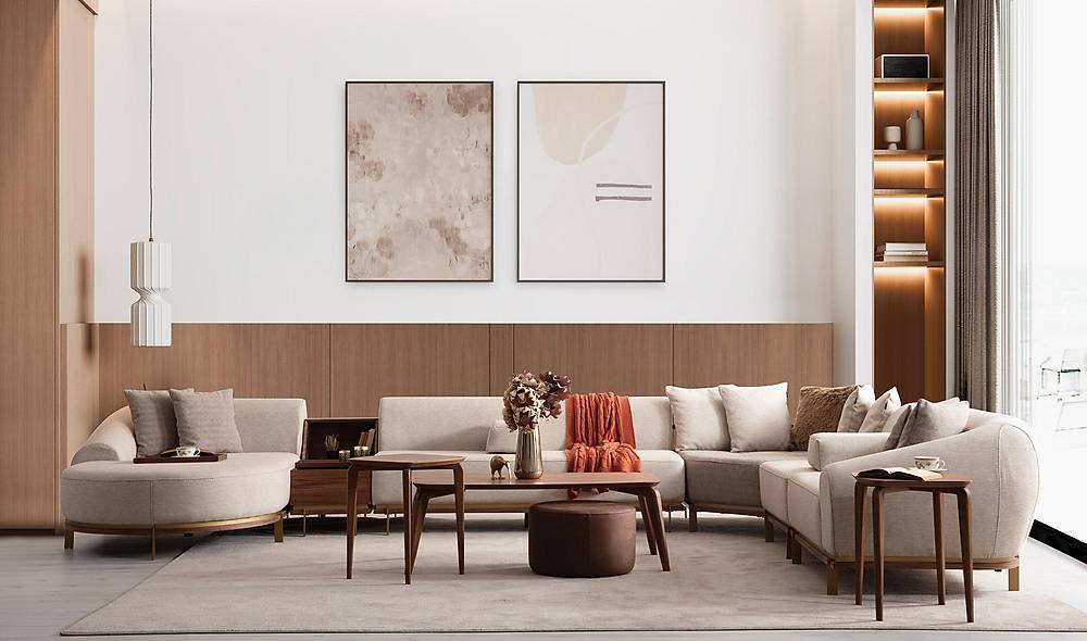 Toprak Köşe Takımı - Large Köşe Koltuk