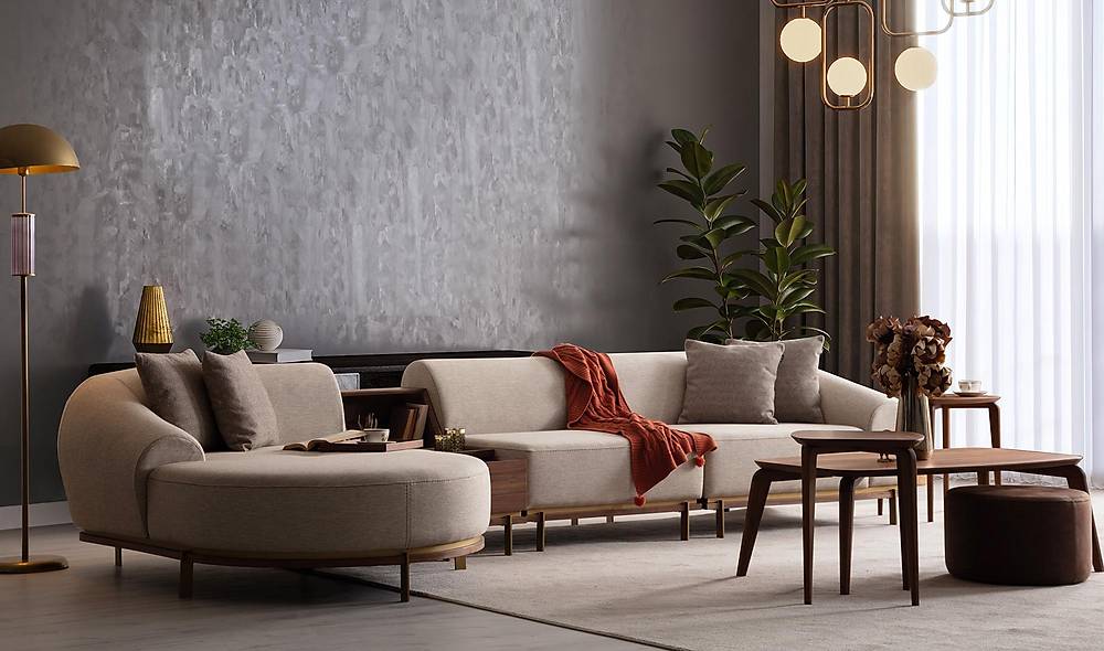 Toprak Köşe Takımı - Small Köşe Koltuk