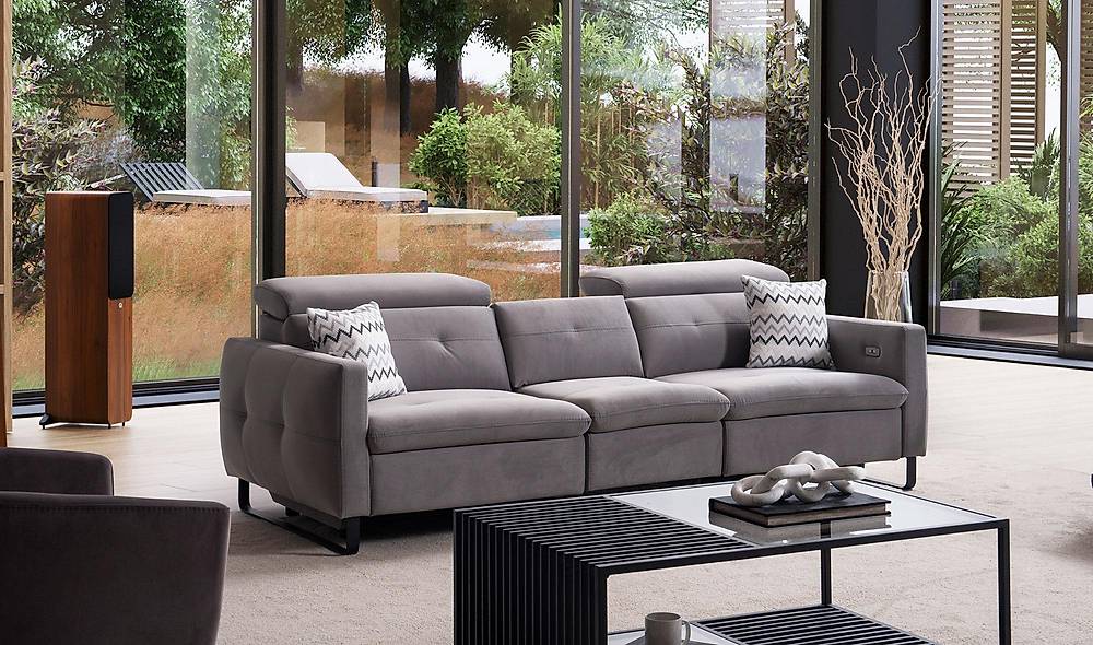 Alissa Motorlu Koltuk Takımı - Gri Koltuk Takımı