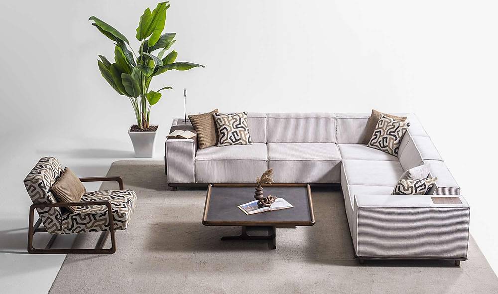 Partenon Köşe Takımı - Medium Köşe Koltuk