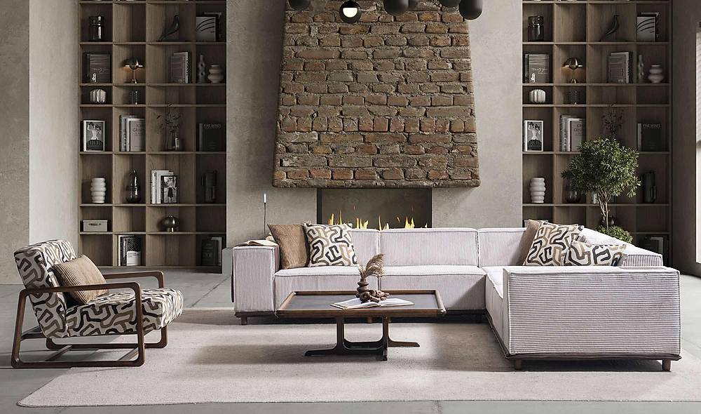 Partenon Köşe Takımı - Medium Köşe Koltuk