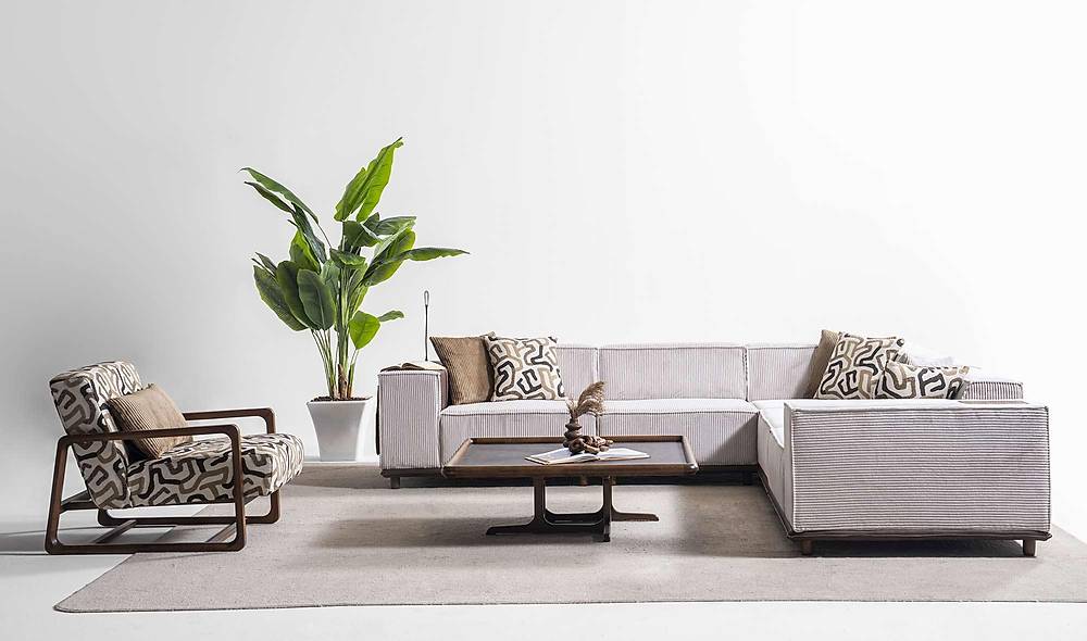 Partenon Köşe Takımı - Medium Köşe Koltuk