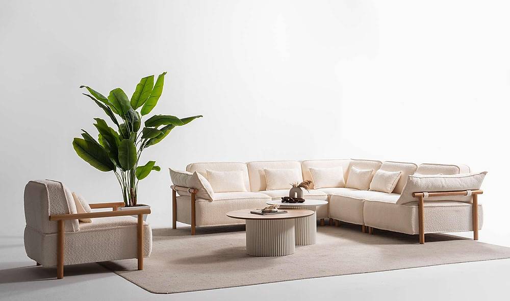 Cloudy Köşe Takımı - Medium Köşe Koltuk