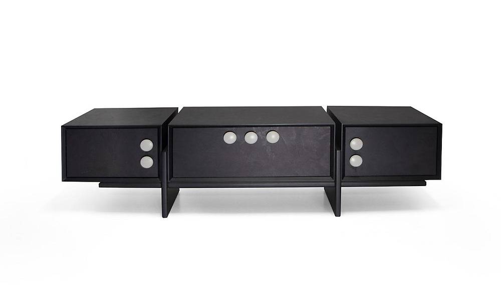 Merlin Tv Sehpası - Siyah TV Ünitesi