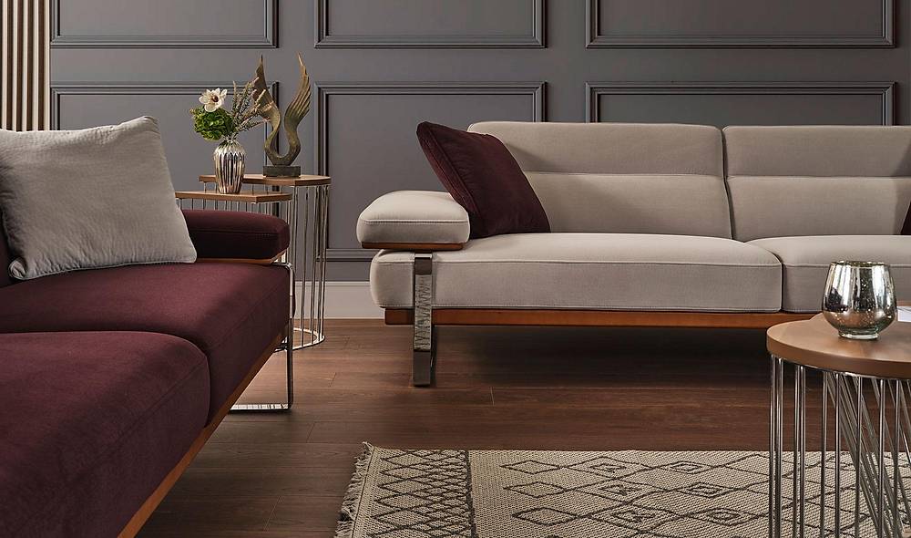 Aydam Koltuk Takımı - Bordo Koltuk Takımı