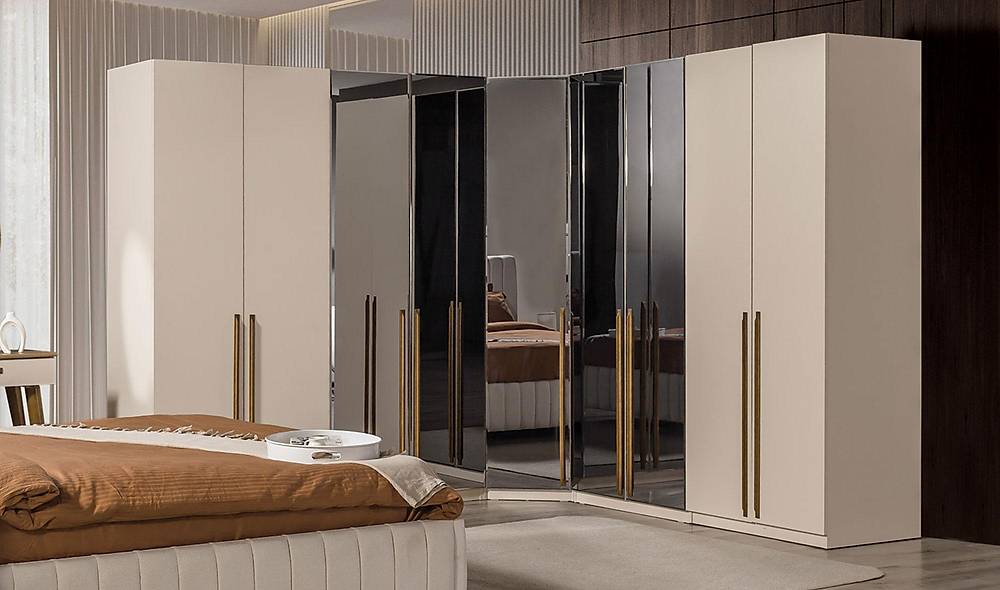 Trinity Yatak Odası - Köşe Dolaplı Giyinme Odası