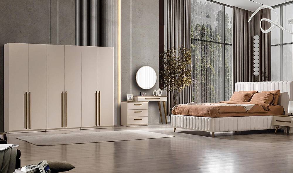 Trinity Yatak Odası - 6 Kapılı Yatak Odası