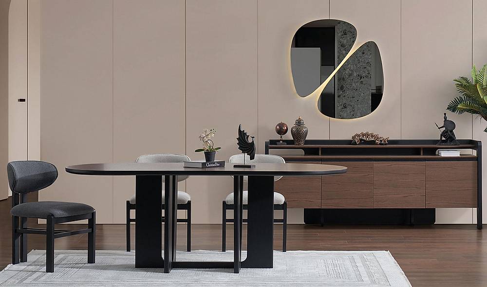 Bologna Yemek Odası - Ceviz Yemek Odası