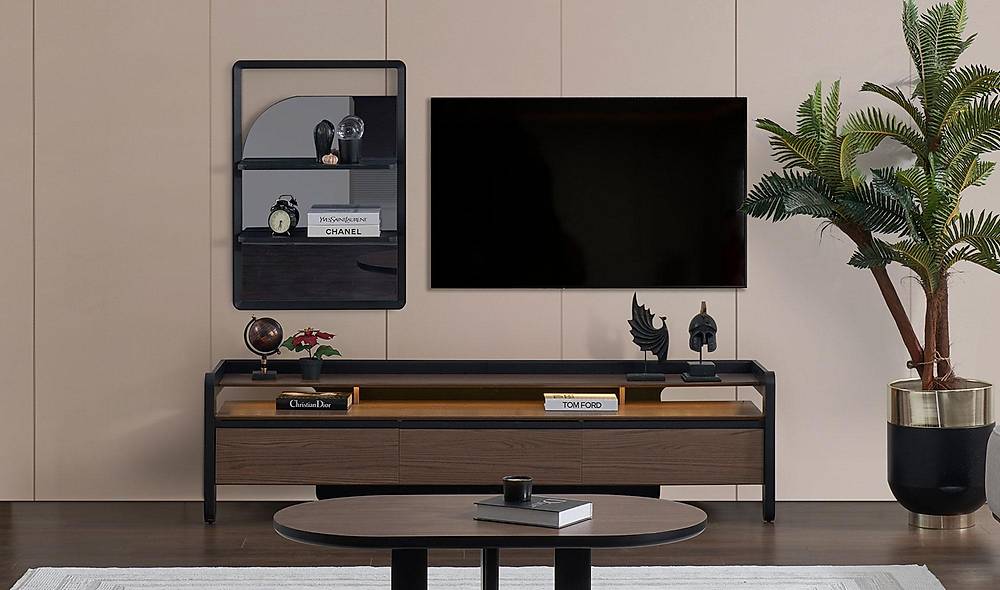 Bologna Tv Ünitesi - Ceviz TV Ünitesi