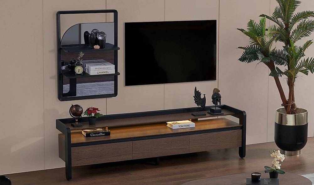 Bologna Tv Ünitesi - Ceviz TV Ünitesi