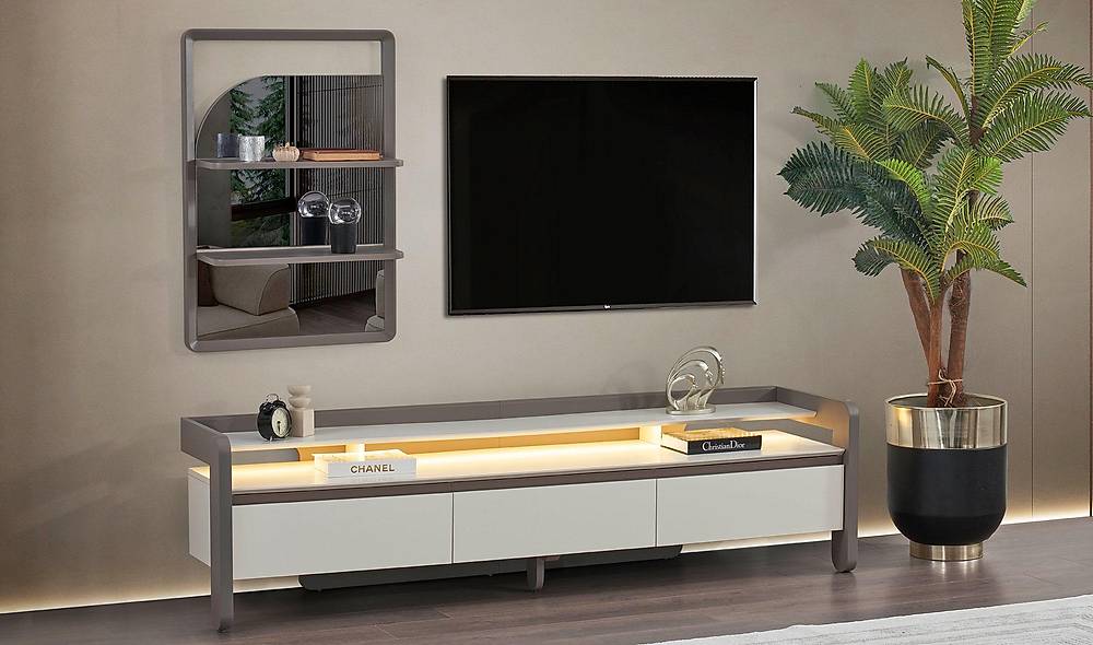 Bologna Tv Ünitesi - Krem TV Ünitesi