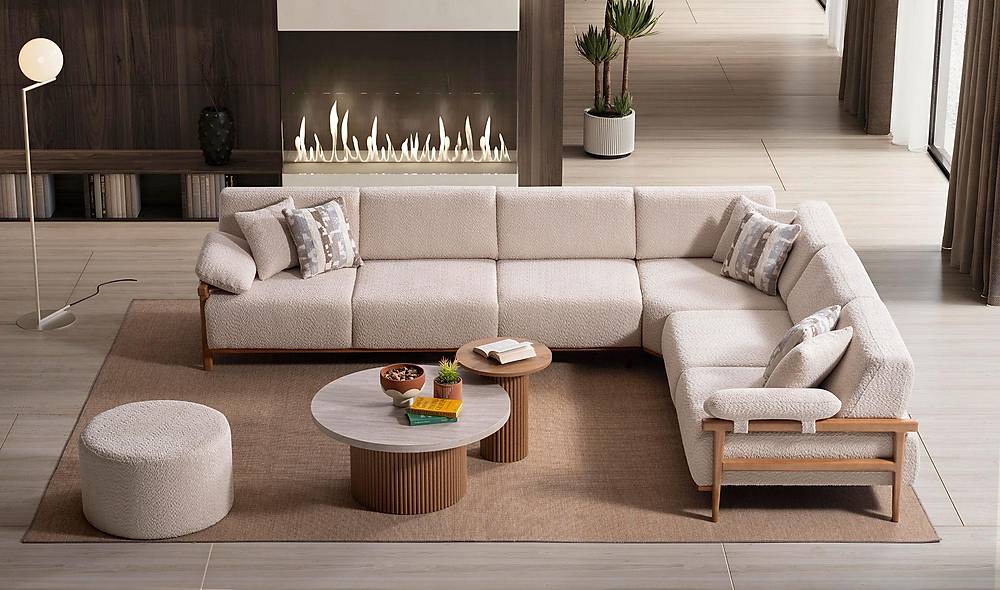 Flora Köşe Takımı Köşe Koltuk