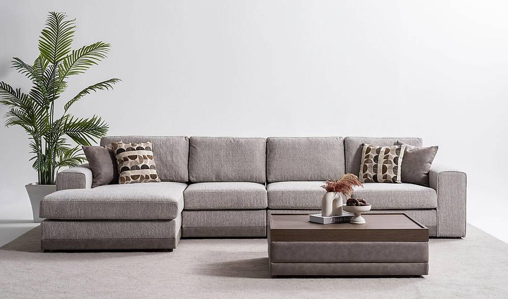 Jolly Köşe Takımı - Vizon Köşe Koltuk