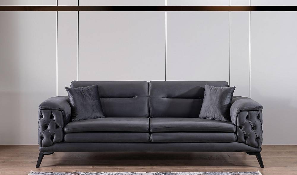 Vitalis Koltuk Takımı - Antrasit Koltuk Takımı