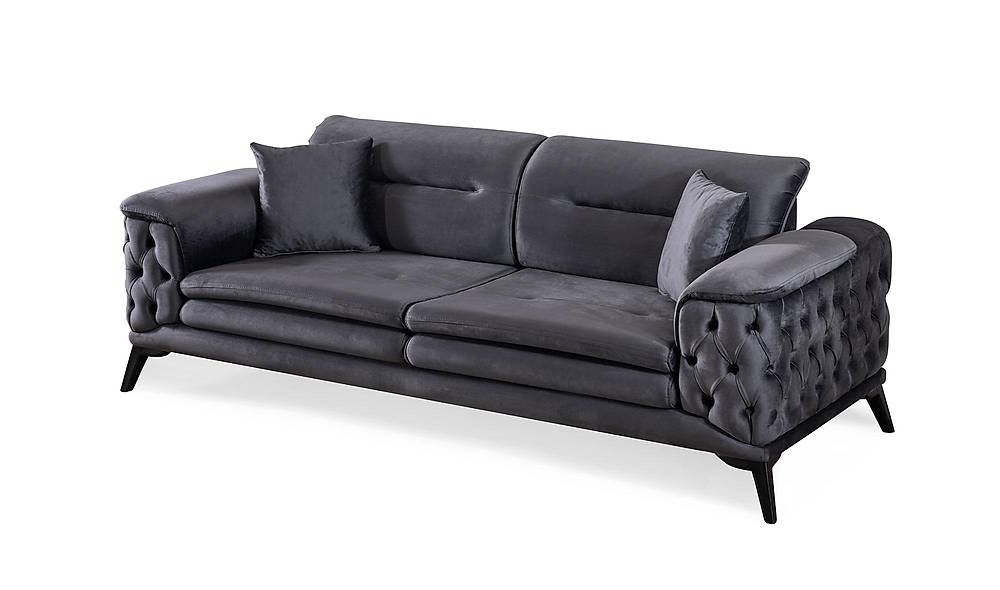 Vitalis Koltuk Takımı - Antrasit Koltuk Takımı